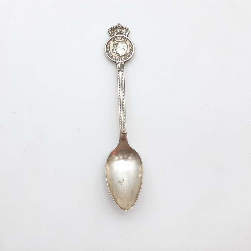 Silverplate Collector's Spoon 1939 Royal Tour of Canada
